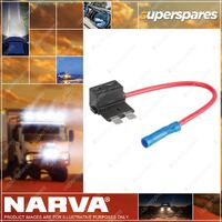 Narva Add-A-Circuit Standard ATS Blade Fuse Holder 5 And 10 Amp Fuses 54409Bl