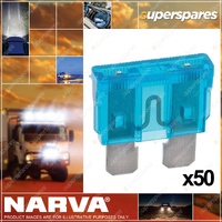 Narva 10 Amp Red Standard ATS Blade Fuses 19mm x 19mm - Pack of 50