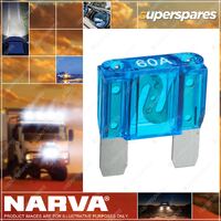 Narva Electrical Auto Maxi Blade Fuses 60Amp BLUE - Blister pack of 1