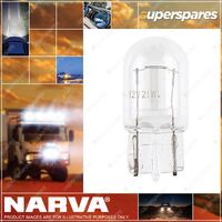 Narva Globe Premium Incandescent 12V 21W Wedge 17440Bl - Blister Pack Of 1