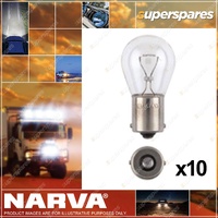 Narva Stop Tail And Indicator Globe 21W Ba15S S-25mm P21W 12V 17635 Box of 10