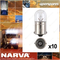 Narva Interior Park Globes 5W Ba15S T-16mm 12 Volt 47207 Box of 10