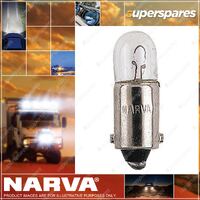 Narva Instrument Licence Plate Globe 12 Volt 4W for bmw - Blister Pack Of 2