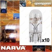 Narva Wedge Globe 24 Volt 5W W2.1 X 9.5D T-10mm 10mm wide x 26mm - Box Of 10