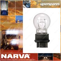 Narva Wedge Globe 12V 27W P277W 47557Bl BLister Type Pack - Blister Pack Of 2
