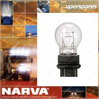 Narva Wedge Globe 12 Volt 27W / 7W W2.5 X 16Q 25mm wide x 50mm - Box Of 10