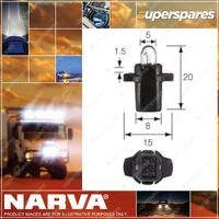 Narva Dash Panel Globe Black 12 Volt 1.2W B8.3D Bax 10S 47724 Premium Quality