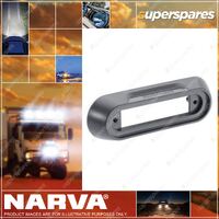 Narva Grey Deflector Mounting Base Bracket for Model 8 L.E.D Lamps - 110 x 36mm
