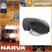 Narva 9-33 Volt 3 LED Licence Plate Lamp In Black Housing And 0.5M Cable 91666