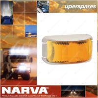 Narva 9-33 Volt Led Front End Outline Marker Or External Cabin Lamp Amber 91622W
