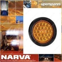 Narva 9-33V LED Rear Direction Indicator Lamp Kit Amber With Vinyl Grommet 94042