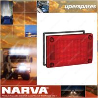 Narva 9-33 Volt Led Rear Stop Tail Lamp Red With In-Built Retro Reflectors 94808