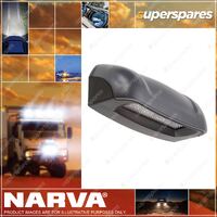 Narva Led Licence Plate Lamp In Grey Black Housing 10-30 Volt 90862