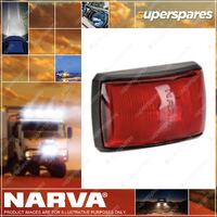 Narva LED Rear End Outline Marker Lamp Red Black Deflector Base 10-33V 91432Bl