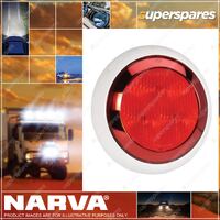 Narva LED Rear Stop Tail Lamp Red With Chrome Ring 9-33 Volt 94336W