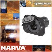 Narva Heavy Duty Engel Type Socket 12 24V Mounting Opening 29mm Dia 81132Bl