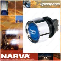 Narva 12V Engine Starter Switch screw terminals With Blue LED Blister Pack