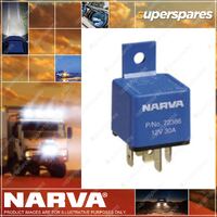 Narva Brand 12 Volt Mini Relay 5 Pin 30 Amp 72386BL Premium Quality
