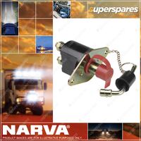 Narva Heavy-Duty Battery Master Switch With Removable Key 61050 Premium