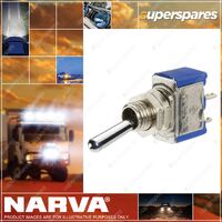 Narva Micro Off/On Toggle Switch 60290Bl Blister Type Pack Premium