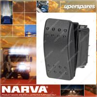 Narva Off / On General Sealed Rocker Switch with push on terminal 63100BL