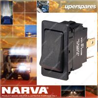 Narva Off/On Heavy-Duty Rocker Switch 37.5 X 21mm 63040Bl Premium