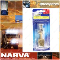 Narva Off/On Push/Pull Switch Marine Vehicle Auto Electrical - Blister Pack