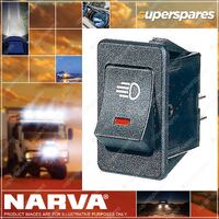 Narva Off/On Rocker Switch With Red LED And Driving Lamp Symbol 63026Bl