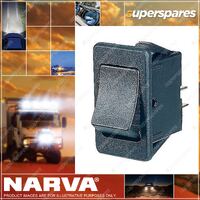 Narva Off / On Rocker Switch with Push On Terminals - Blister Type Pack 63010BL