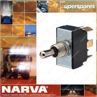Narva On / Off / On Heavy-Duty Toggle Switch - Push on Terminals Universal