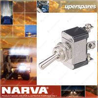 Narva On / On Metal Change-Over Toggle Switch with screw terminals
