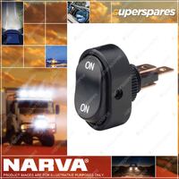 Narva On / On Rocker Switch with push on terminal - Blister Type Pack