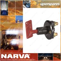 Narva Plastic Battery Master Switch With Removable Key 61038 Premium
