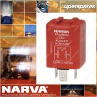 Narva Led Electronic Flasher With Pilot 24 Volt 3 Pin 68253Bl Premium Quality