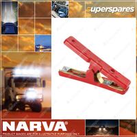 Narva Solid Brass Red Battery Clamp - 400A for Cables up tp 6 B&S