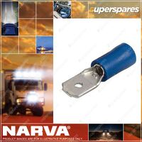 Narva Insulated Blade Terminals Male 4 mm Pack Of 14 56022Bl Premium
