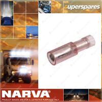 Narva Red Female Insulated Bullet Terminals Wire Size 2.5-3mm Pack Of 10