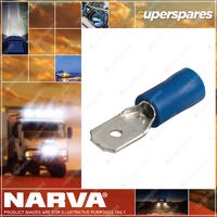 Narva Insulated Blade Terminals - Male 6.3x0.8mm Pack of 100 56122
