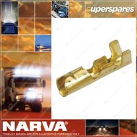 Narva Non-Insulated Bullet Terminals 2.5 - 3mm Pack Of 100 56201 Premium Quality