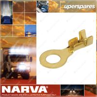 Narva Non-Insulated Ring Terminals 1 - 4mm Pack Of 100 56234 Premium Quality