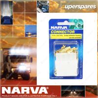 Narva 8 Way Quick Connect Housing Terminals Male/Female - Blister Pack