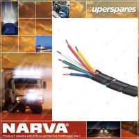 Narva Brand BLack Spiral Wrap - 6mm X 10 Meters 56700 Premium Quality