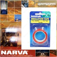 Narva PVC Flame Retardant Insulation Tape Length 5M Width 19mm Red