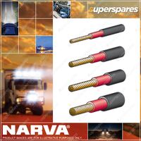 Narva 50Amp Single Core Electrical Cable Red With Black SHEATH 6mmx30M