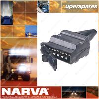 Narva 12 Pin Flat Trailer Plug 82171Bl BLister Type Pack Premium Quality