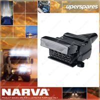 Narva 12 Pin Flat Trailer Socket 82072Bl BLister Type Pack Premium Quality