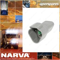 Narva 3 Way Male Waterproof DEUTSCH Connector Housings With Wedges & Terminals