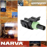 Narva 1 Way Male Waterproof Connectors with Terminals and Seals 10 pack