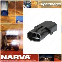 Narva 2 Way Female Waterproof Connectors with Terminals and Seals 10 pack