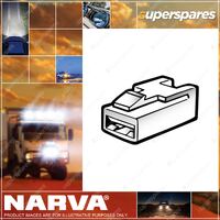 Narva 1 Way Male Quick Connect Connector Housings with Terminals 10 Pack